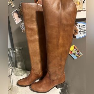INC brown boots size 6 1/2